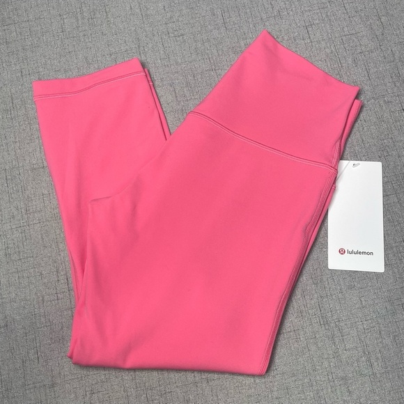 Lululemon Align High Rise Crop Pant Leggings Guava Pink Nwt 8 - Picture 5 of 9